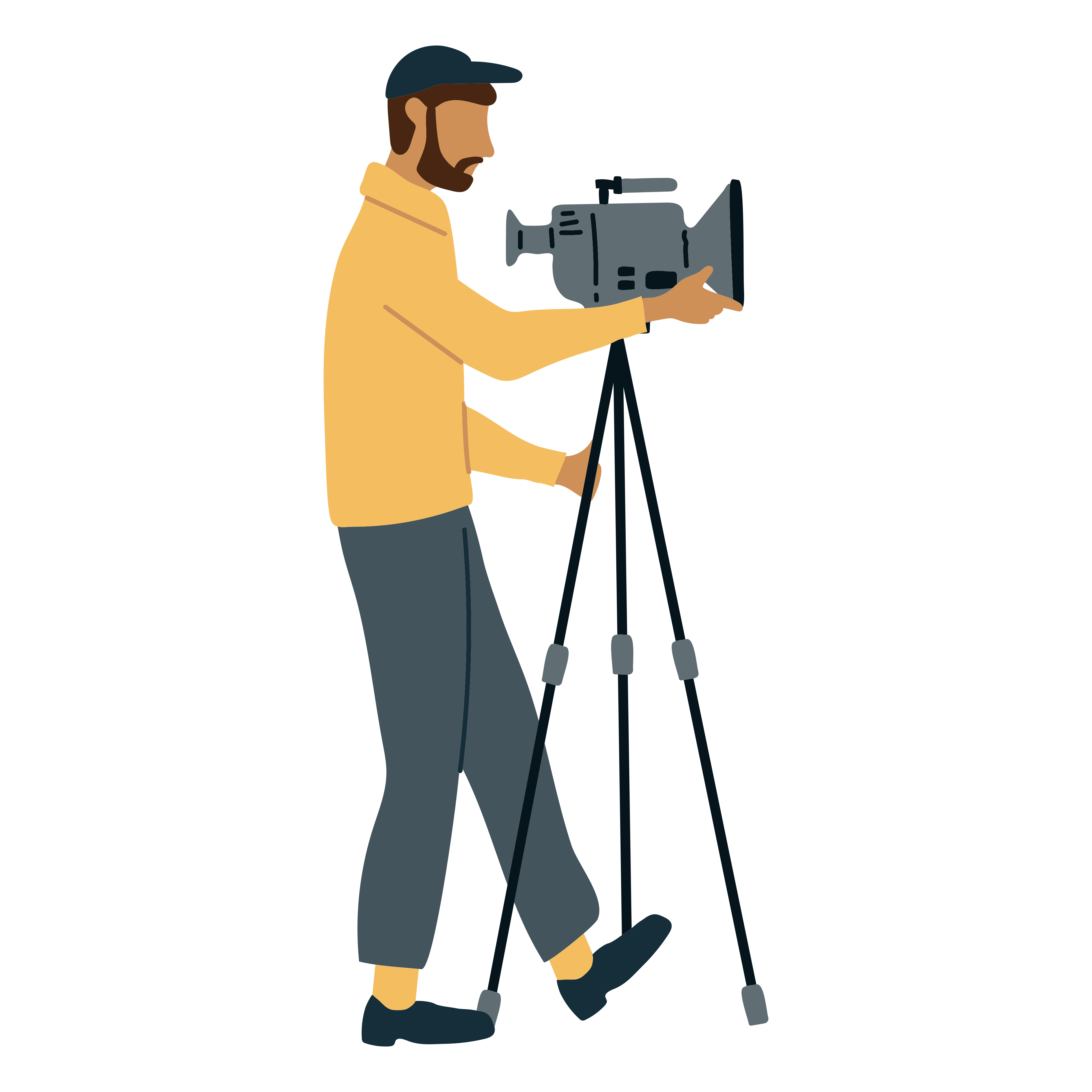 Flat vector illustration of a woman sitting on a stack of giant books using a laptop, while a man appears on a large computer screen next to her holding a document. Light blue abstract icons of a globe, Wi-Fi, and paper clips float in the background.